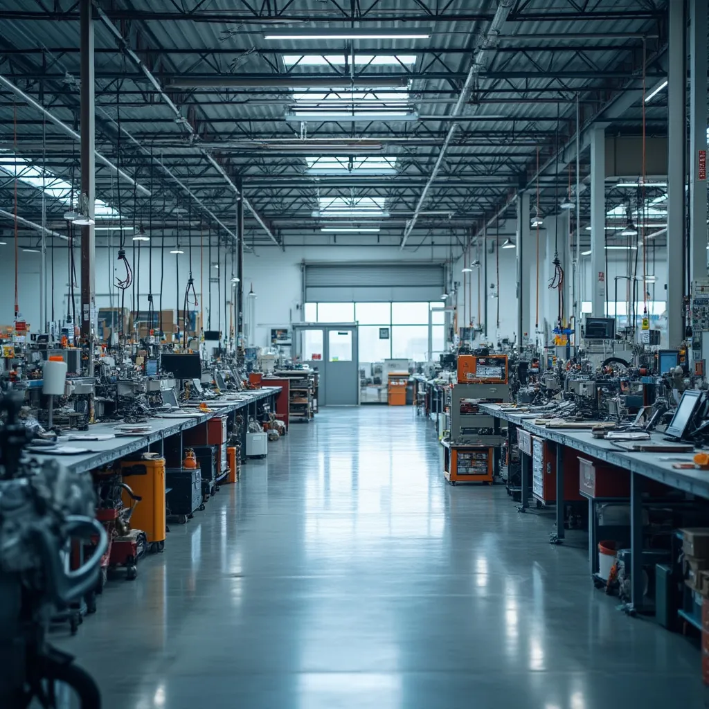Interior del taller moderno de TecnoReparAR